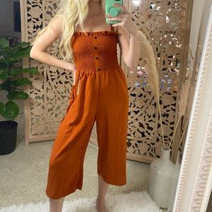 Burnt Orange Jumpsuit